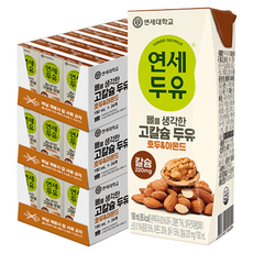 연세두유 뼈를 생각한 고칼슘 호두 아몬드, 190ml, 72개
