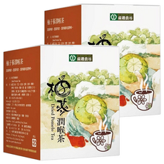 蔴鑽農坊 柚子蔘潤喉茶, 2個, 3.5g, 10個裝