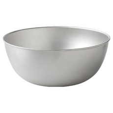 Arnest 燕三条 不鏽鋼調理盆，日本新潟燕三条產，經久耐用耐腐蝕，新銀河材質，可用作食材準備或料理盛裝, 130g, 18cm, 1個