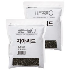 바른곡물 치아씨드, 750g, 2개