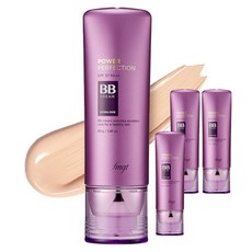 THE FACE SHOP 菲詩小舖 fmgt完美能量BB霜 SPF37 PA++, V201 Apricot Beige, 40g, 4條