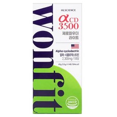 에이치엘사이언스 원핏 알파CD 3500 제로파우더 라이트 알파시클로덱스트린 레몬맛, 14회분, 1개