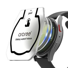 araree 鋼化玻璃螢幕保護貼2入, 透明, 1套