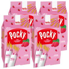 glico 格力高 Pocky 百奇 草莓棒分享包, 72g, 4袋