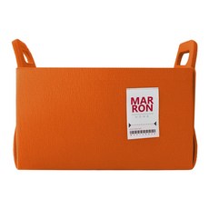 MARRONS 可折疊毛氈收納籃, 4個, 橘色