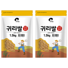 엉클탁 국내산 귀리쌀, 1.5kg, 2개
