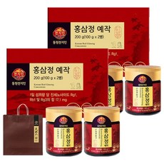 천지인 홍삼정 예작 +쇼핑백, 200g, 2세트