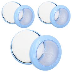 KU.KU Duckbill 酷咕鴨 超薄粉撲盒, ABS材質, 附細絨毛粉撲, 3個