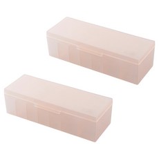 Alleophom 方形多用途插座整理盒, 2個, 粉紅色