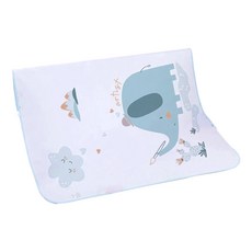 vanibaby 純棉防水透氣隔尿墊 小象款 寶寶墊, 70 x 90cm, 1個