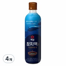 CJ BEKSUL 白雪 鮪魚露 純粹豐富的口味, 4個, 500g