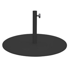 日月鉄工所 山岐底座, 碳鋼材質，可平地用, 黑色, 1個