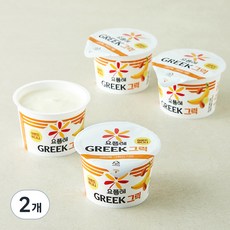 요플레 그릭 아몬드바나나 4개입, 180g, 2세트