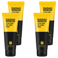 DASHU 男性強力壓貼燙髮膠組, 150ml, 4組