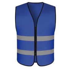 美術部長安全信號手現場作業背心 藍色 05, 1個