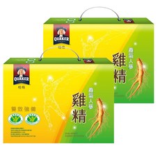 QUAKER 桂格 養氣人蔘雞精禮盒 8罐, 544ml, 2盒