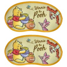 Winnie the Pooh 小熊維尼 可愛眼罩 Set 2入, 蜂蜜維尼家族 黃色, 21 x 9cm