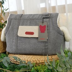 REDPUPPY 寵物 The Tilla 外出提籠, 灰色, 1個