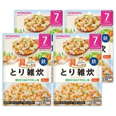 WAKODO 和光堂 雞肉粥, 7個月以上寶寶適用, 80g, 4包