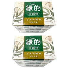 GREEN 綠的 抗菌皂 琥珀木質, 100g, 6個
