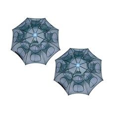 16孔捕魚網 2入, 單色