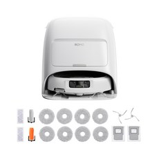 DJI ROMO A 로봇청소기 + 액세서리 키트 세트, 투명 + 화이트(청소기), 단일색상(키트), CR8E