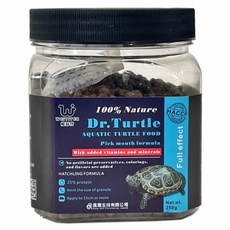 WEIYITER 維益特 水龜挑嘴全效浮水飼料, 250g, 1罐