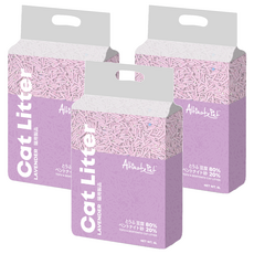 Altimate Pet 粉安心雙效豆腐礦砂, 超快速凝結, 超強除臭力, 80%豆腐+20%膨潤土, 6L, 薰衣草, 3包