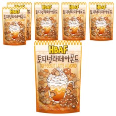 바프 토피넛라떼 아몬드, 190g, 6개