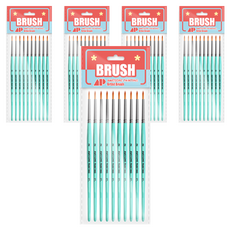 어썸페인팅 다용도 세필 붓 라인붓 둥근붓 디테일 라이너 DETAIL 10p, 2호, 5개