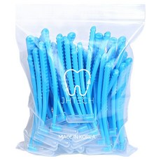 Juhyun Tech Smile Brush 牙間刷 L型 S 藍色, 1.1mm, 50入, 1個