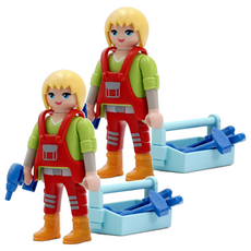 Playmobil 摩比人 Friends 工匠公仔 71196, 2個