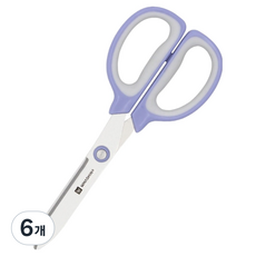 화신 3D 사삭가위, 블루(741), 6개