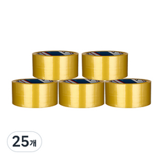 부광테이프 중포장 박스테이프 48mm x 50m, 투명, 25개