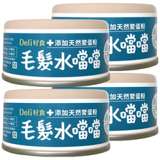 Deli 好食 貓慕斯系列 全齡貓 主食罐 添加牛磺酸、離胺酸 慕斯質地, 雞肉 + 雞肝, 85g, 4罐
