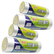 Happy Clean食品包裝用保鮮膜袋 中 25cm x 35cm + 小 17cm x 25cm, 混合, 200入, 4個