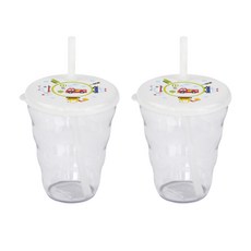 Vroom! Vroom!波浪吸管杯, 混色, 2個