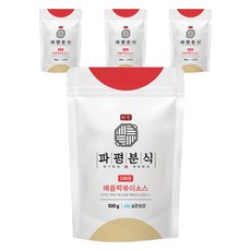 파평분식 떡볶이 소스 분말 매콤한맛, 500g, 4개