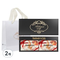 알카미아비누 비누 브레짜 2p + 선물상자 블랙 + 쇼핑백, 2개