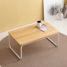 조은세상 딜리스 좌식 테이블 800 x 480 mm, 화이트