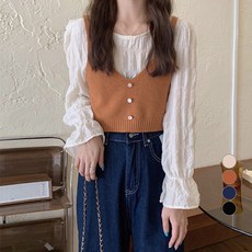 andstyle 女款露臍胸衣針織背心背心 261488