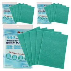 cell cleaner 衛生吸水擦拭抹布 顏色隨機出貨, 5入, 3個