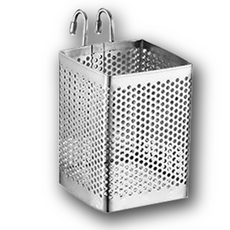 MODERN PICK 不鏽鋼掛式餐具筒 小型, 不鏽鋼, 1個