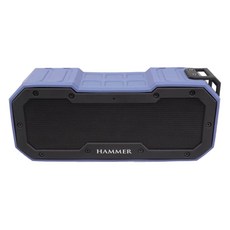 HAMMER 重低音防水藍牙喇叭 IPX6防水等級 藍牙5.0版本, SP-HM-BT269, 藍色 + 黑色
