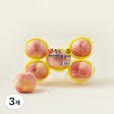 11Brix 당도선별 청도 아삭한 복숭아 4~6입, 1.5kg, 3개