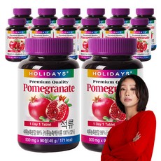 홀리데이즈 프리미엄 석류 타블렛 90정, 45g, 14개