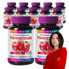 홀리데이즈 프리미엄 석류 타블렛 90정, 45g, 12개