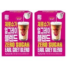 NOKCHAWON 綠茶園 零糖伯爵茶混合粉, 70g, 2個, 10g, 7入