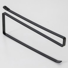 깨비다 클립형 키친타올 걸이, 블랙, 1개