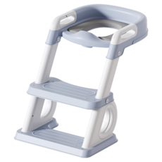 哇哇掘掘 階梯馬桶坐墊 學習馬桶 適用年紀: 0~10歲, 藍色